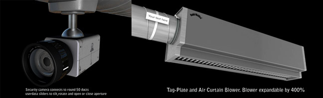 مدل سه بعدی مجرای هوا برای سینما فوردی - 20