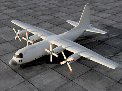 مدل سه بعدی هواپیما - 2