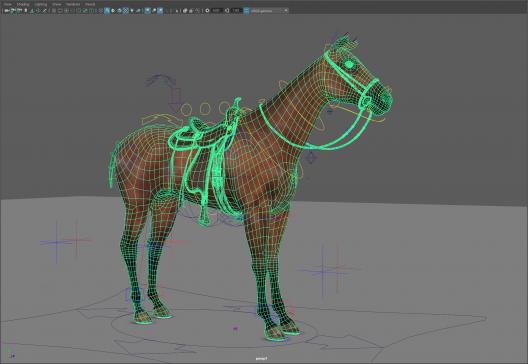مدل سه بعدی اسب انیمیت شده - 6