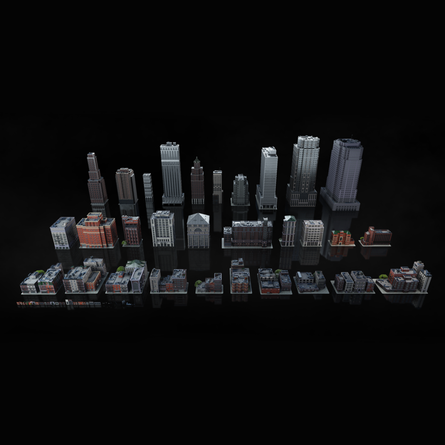 مدل سه بعدی شهر بروکلین - 2