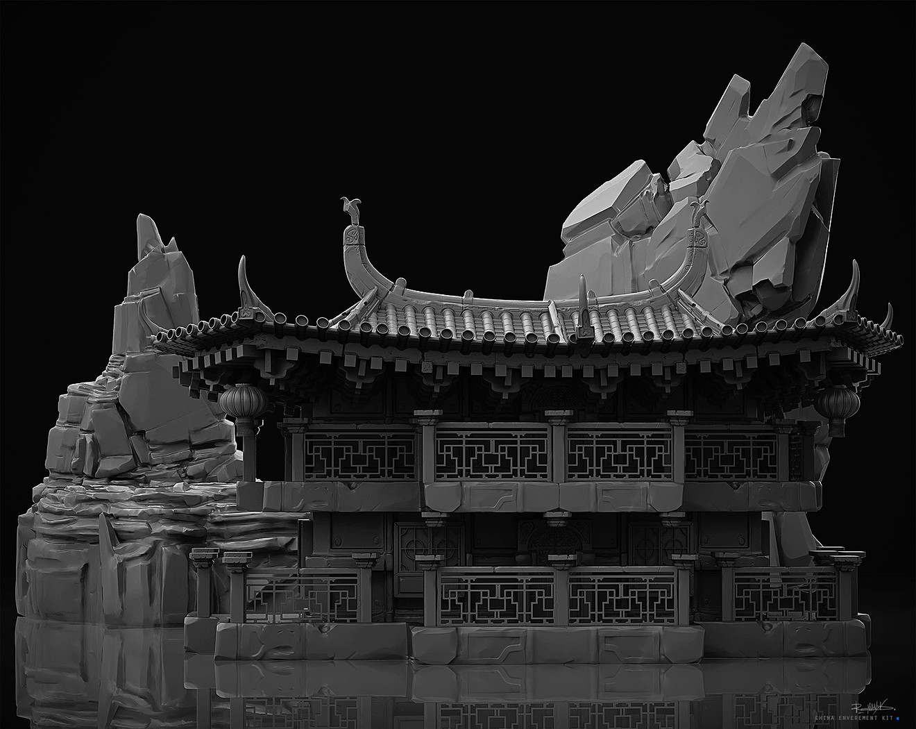 آبجکت عناصر معماری چینی - 6