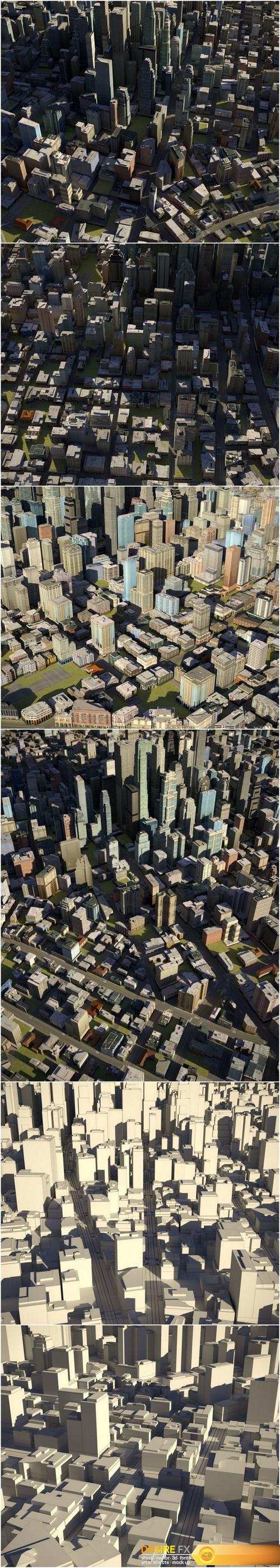 مدل سه بعدی ساختمان های شهری - 2