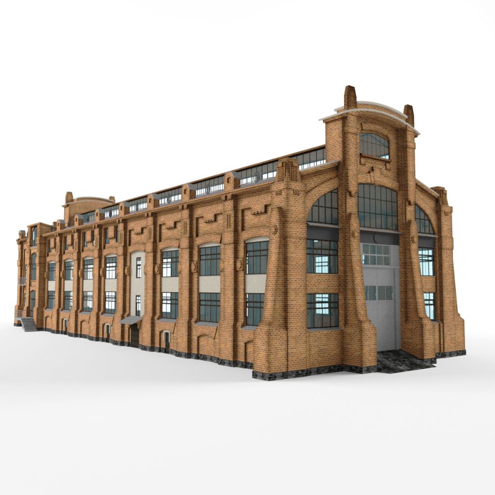 مدل سه بعدی ساختمان کلاسیک - 14