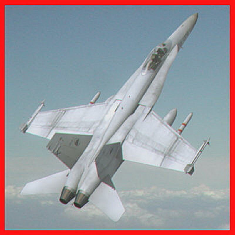 مدل سه بعدی هواپیمای جنگنده - 10
