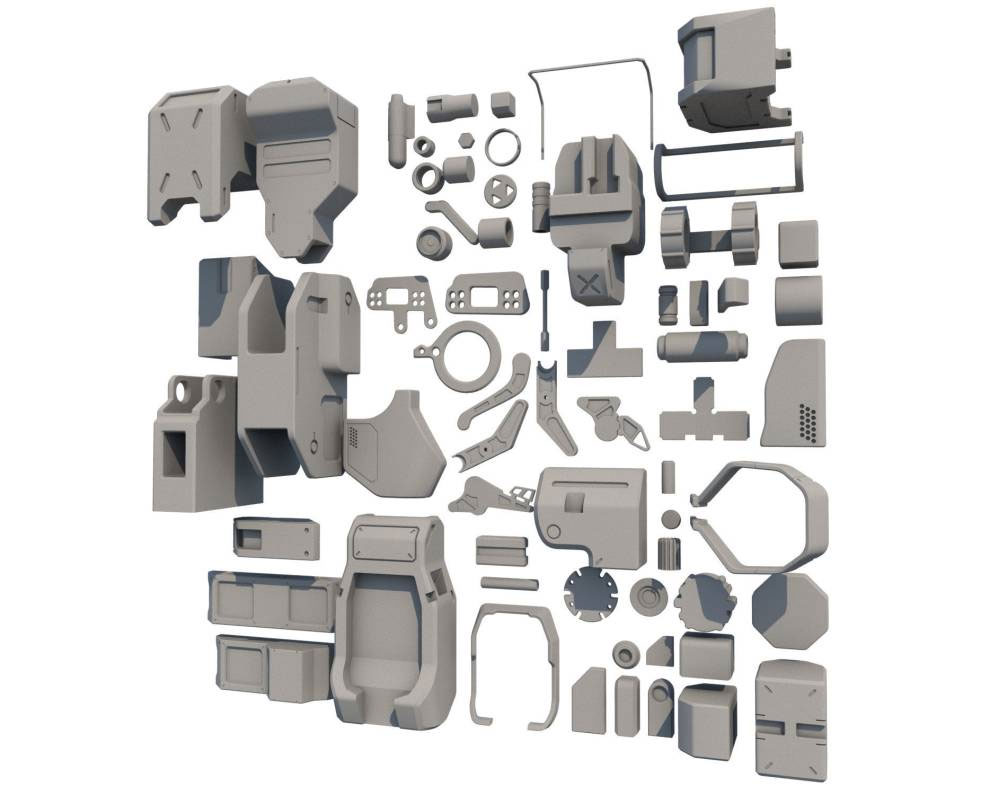 مدل سه بعدی قطعات صنعتی - 4