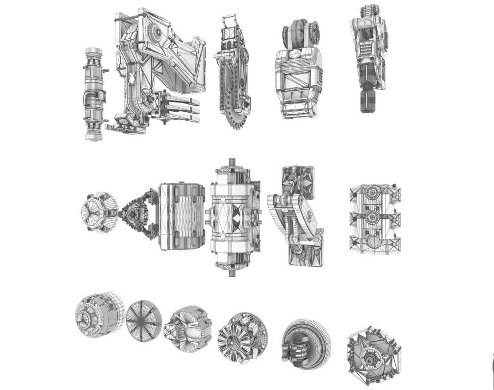 مدل سه بعدی قطعات صنعتی - 10