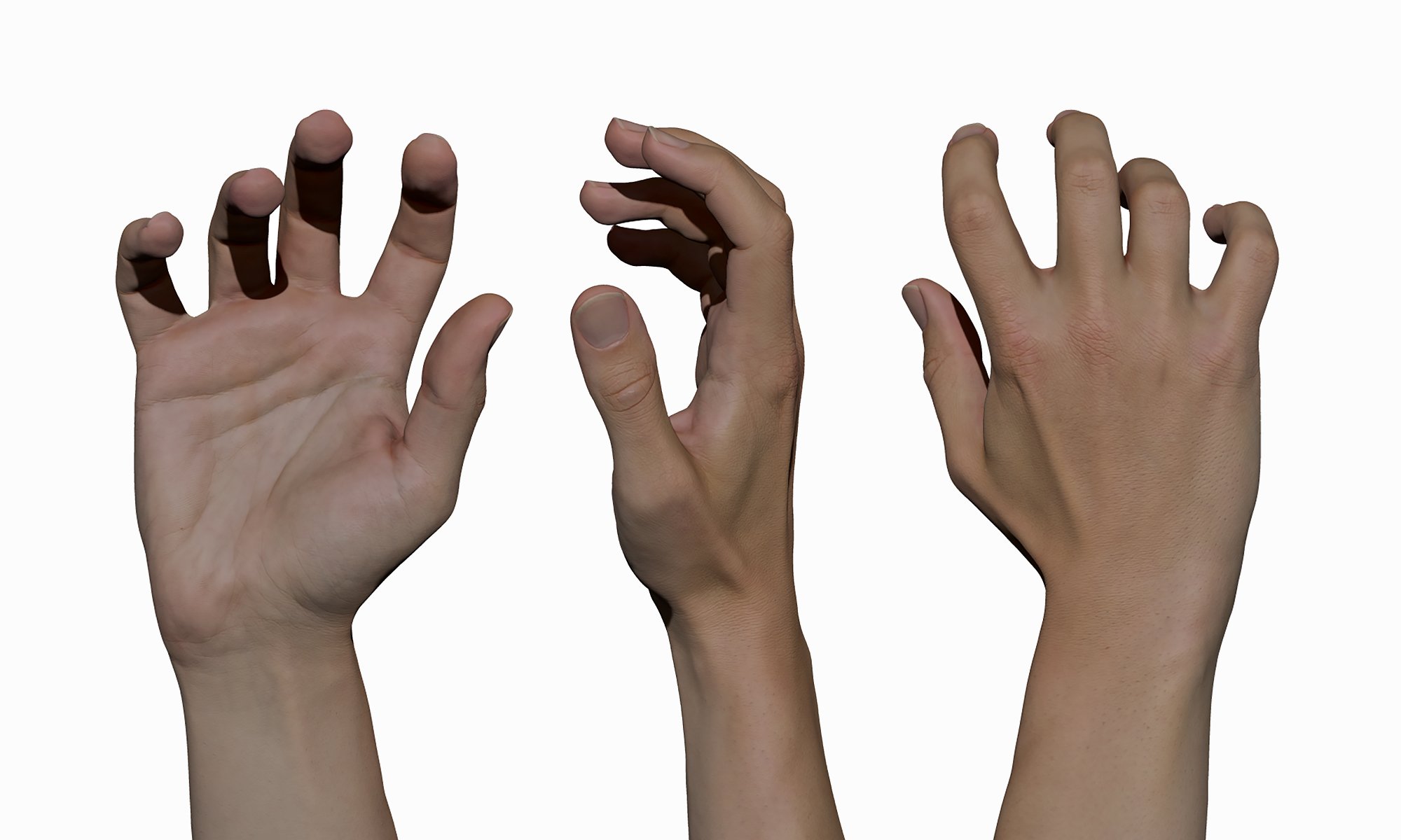مدل سه بعدی دست مردانه - 6