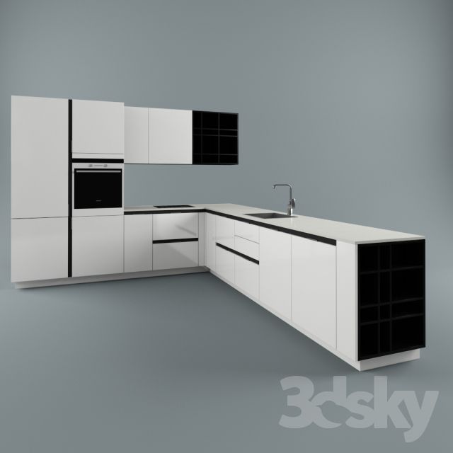 دانلود 31 مدل سه بعدی آشپزخانه مدرن - 6
