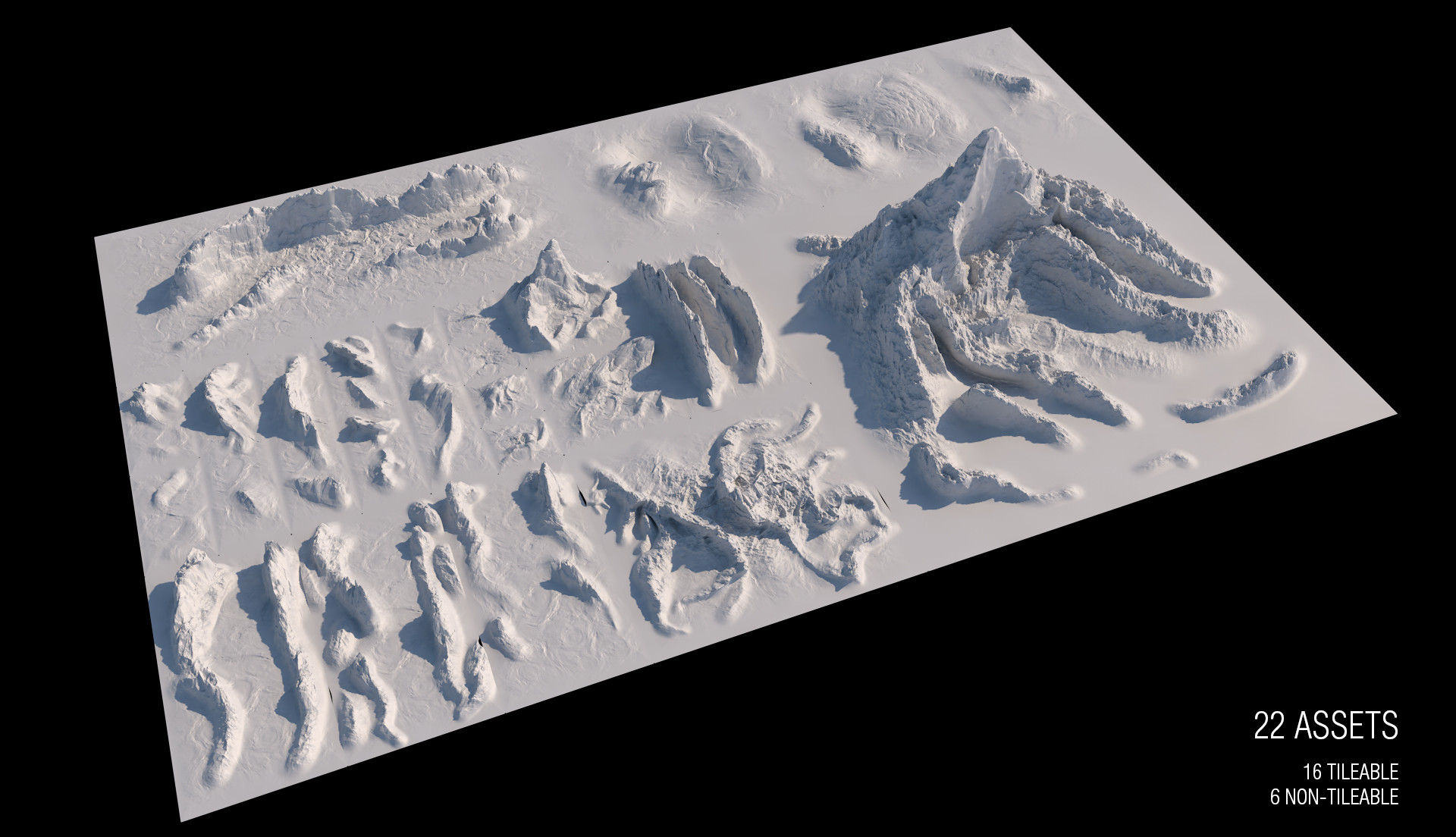 مدل سه بعدی کوه برای سینمافوردی - 4
