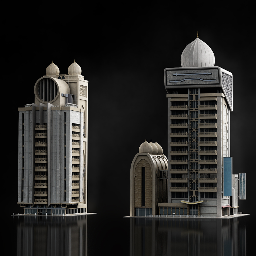 مدل سه بعدی شهر دبی - 4