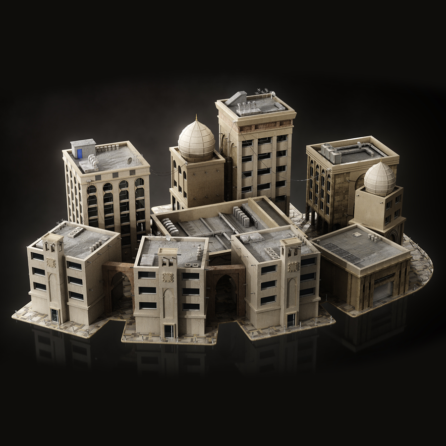 مدل سه بعدی شهر دبی - 10