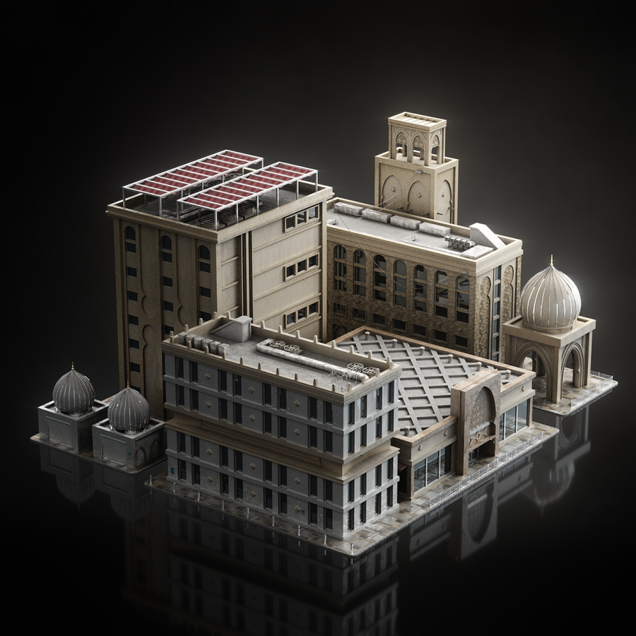 مدل سه بعدی شهر دبی - 14