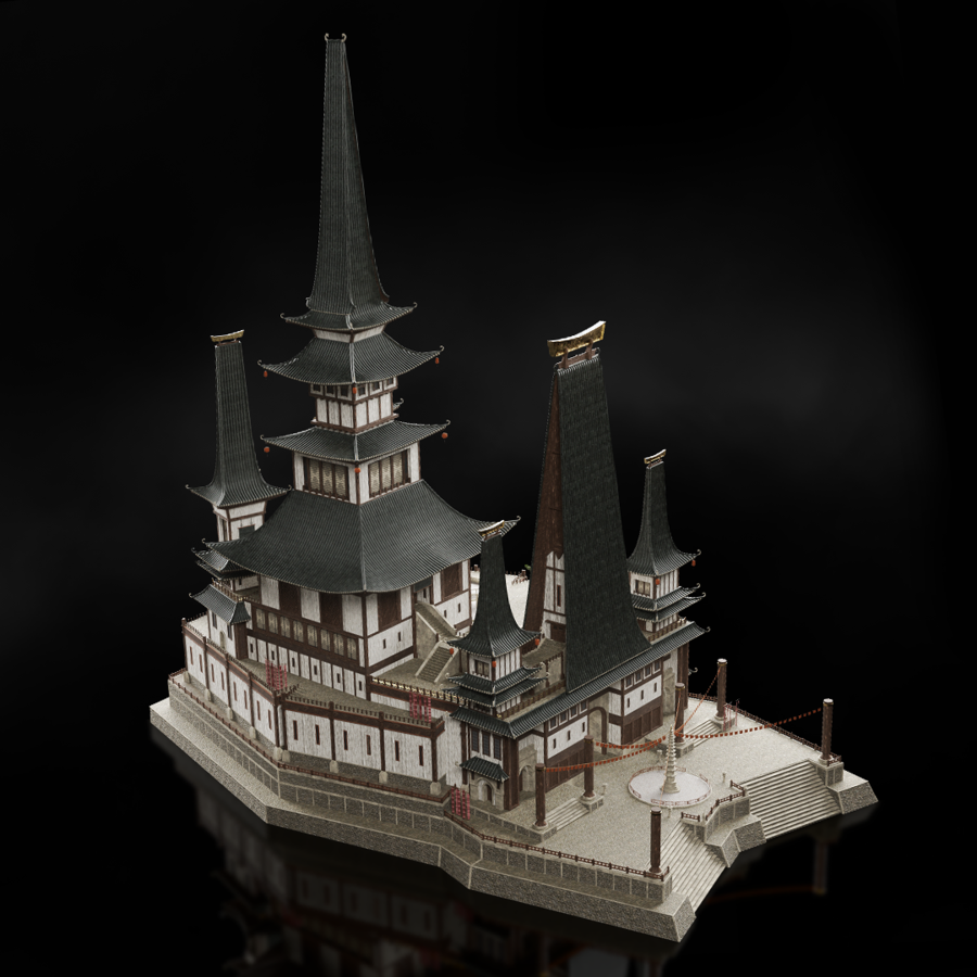 مدل سه بعدی شهر چینی - 14