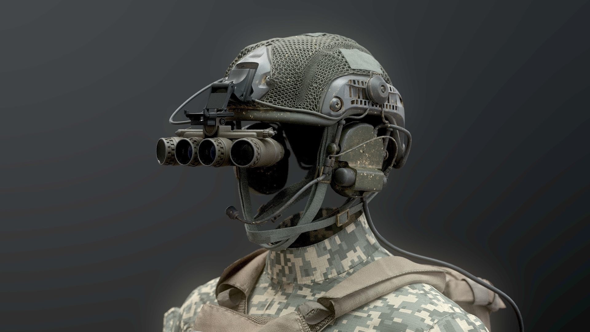مدل سه بعدی سرباز جنگی - 6