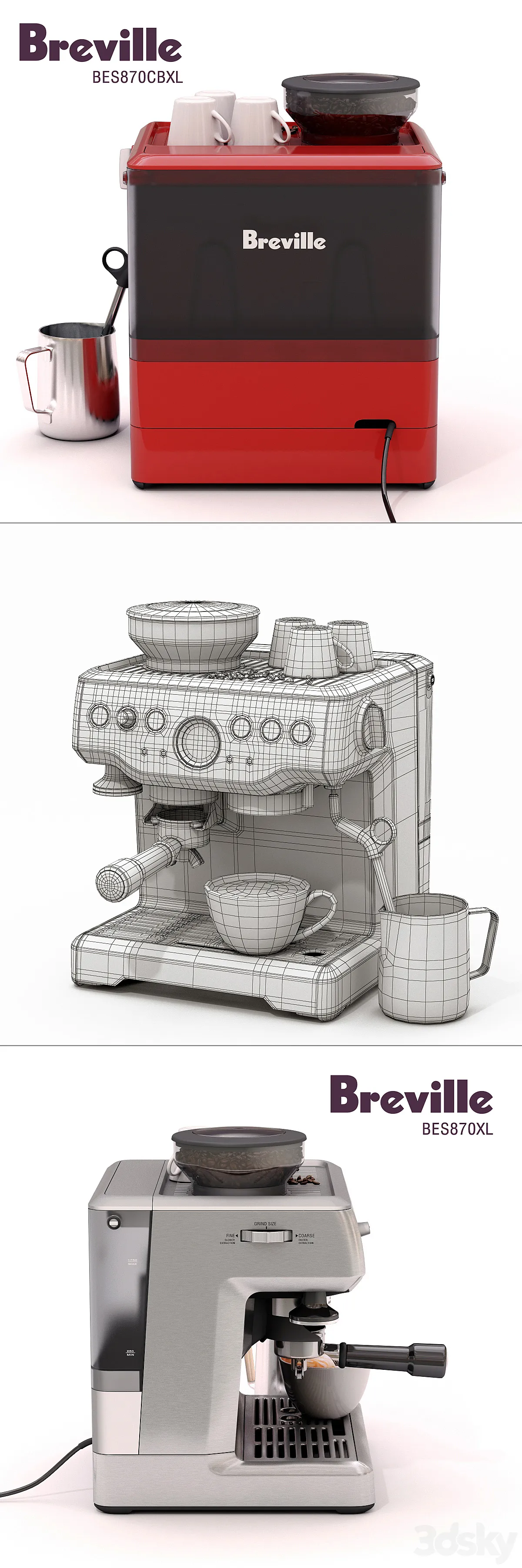 مدل سه بعدی قهوه ساز 2 - 6