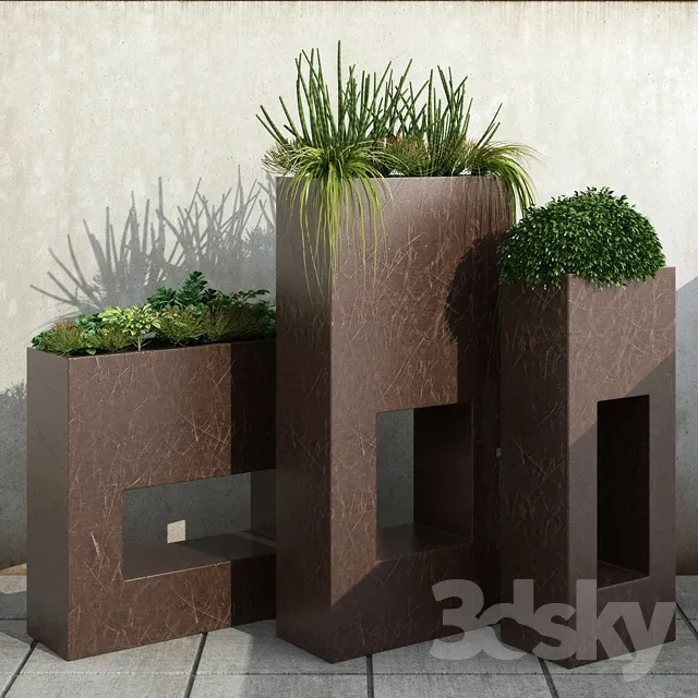 مدل سه بعدی گیاهان آپارتمانی 4 - 4