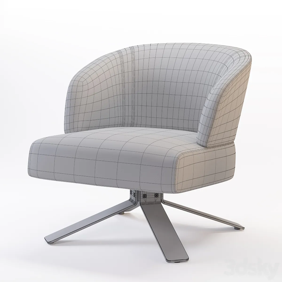 مدل سه بعدی صندلی مدرن 1 - 6