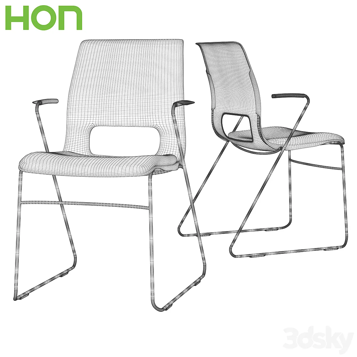 مدل سه بعدی صندلی مدرن 3 - 6