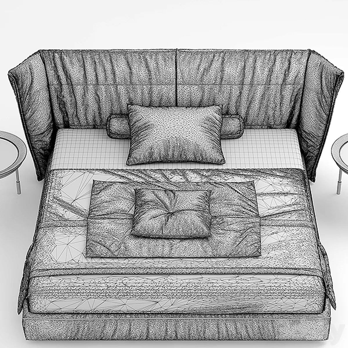 مدل سه بعدی تخت خواب مدرن 50 - 6