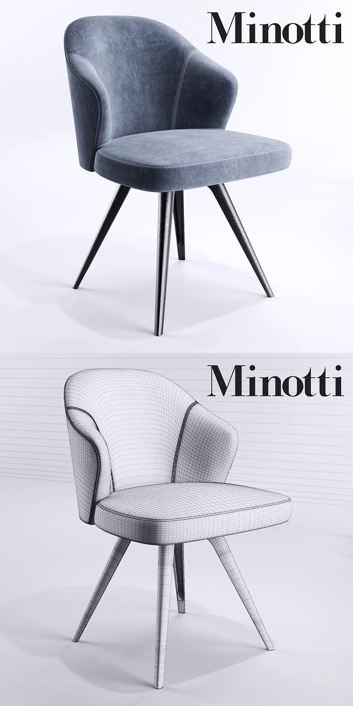 مدل سه بعدی صندلی مدرن 21 - 6