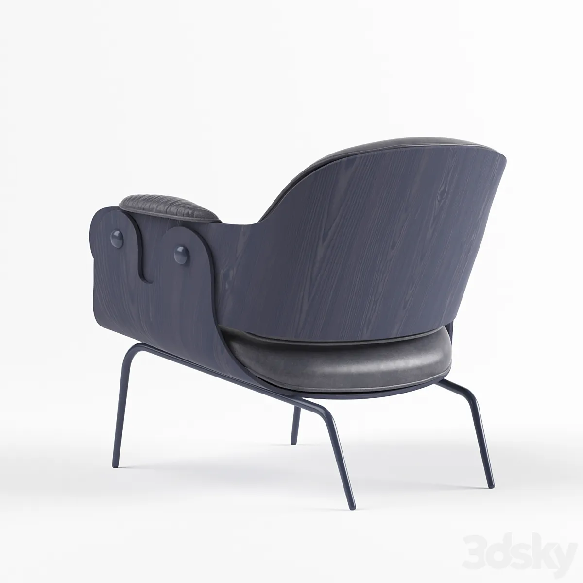 مدل سه بعدی صندلی چرم مدرن 19 - 4