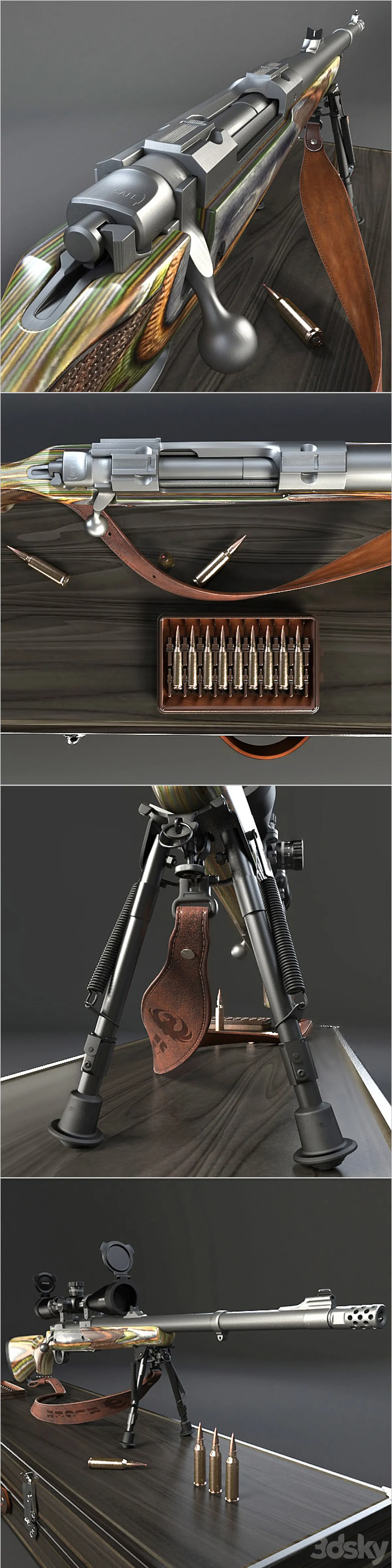 مدل سه بعدی اسلحه 2 - 6
