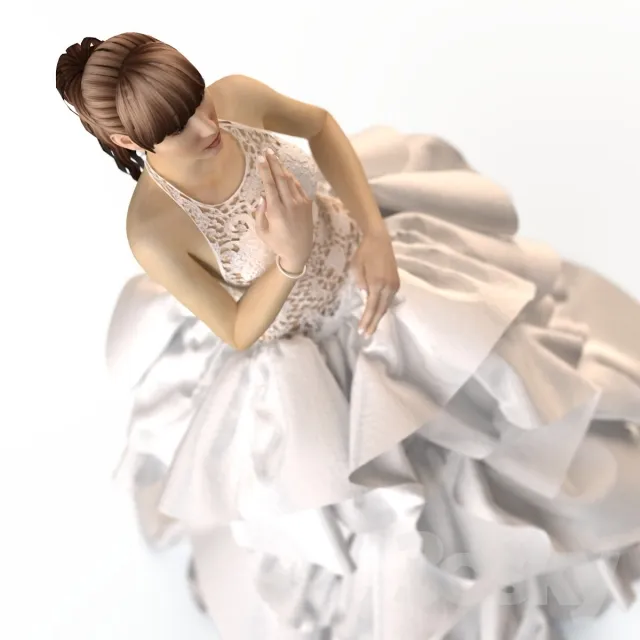 آبجکت لباس عروس 1 - 6